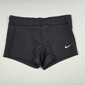 Nike Black Dri-FIT Performance Spandex Volleyball Shorts Size Small